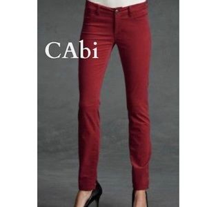 CAbi Crimson Stretch Skinny Cord